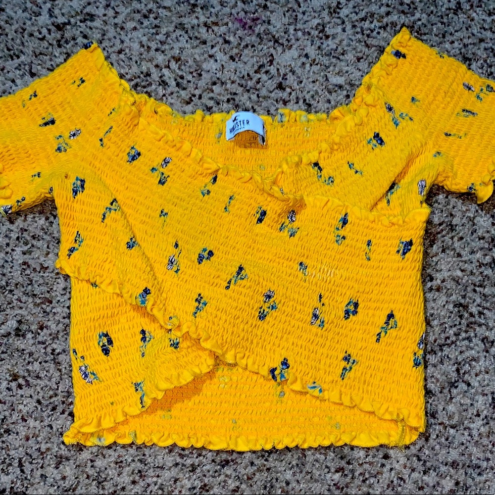 Yellow cross over top
